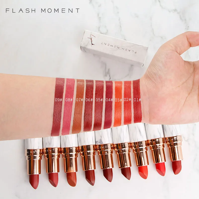 New Hot 9 Colors Matte Lipstick Waterproof Long Lasting Matte Batom Vivid Colorful Beauty Lip Stick Women Sexy Rouge Cosmetics
New Hot 9 Colors Matte Lipstick Waterproof Long Lasting Matte Batom Vivid Colorful Beauty Lip Stick Women Sexy Rouge Cosmetics