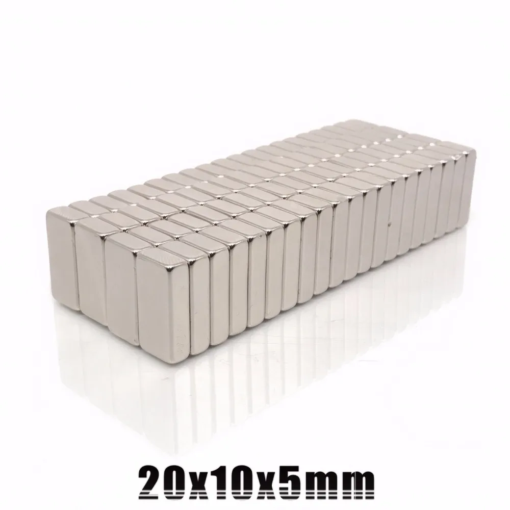 wholesale 10pcs/lot 20x10x5mm N35 Grade Block Neodymium Super Strong Cuboid Rare Earth Magnets 20*10*5mm
wholesale 10pcs/lot 20x10x5mm N35 Grade Block Neodymium Super Strong Cuboid Rare Earth Magnets 20*10*5mm