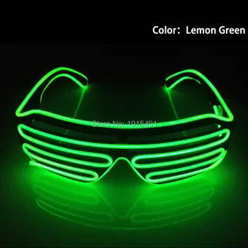 New Style Halloween Decor Sky Blue Blinking Bright Led Shutter Glasses Holiday Lighting EL wire Eyewear Sound Sensitve Inverter
New Style Halloween Decor Sky Blue Blinking Bright Led Shutter Glasses Holiday Lighting EL wire Eyewear Sound Sensitve Inverter