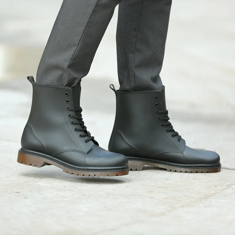 JNNGRIOR Men's Elastic Band Non Slip Rain Boots Male Ankle Rainboots Waterproof Water Shoes Men Wellies Black
JNNGRIOR Men's Elastic Band Non Slip Rain Boots Male Ankle Rainboots Waterproof Water Shoes Men Wellies Black