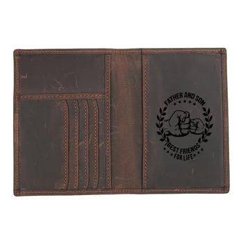 Father and SON New Travel Cover Passport Wallet functional RFID Card ID Holders Engraved Picture Passport Cover Vintage Wallet
Father and SON New Travel Cover Passport Wallet functional RFID Card ID Holders Engraved Picture Passport Cover Vintage Wallet