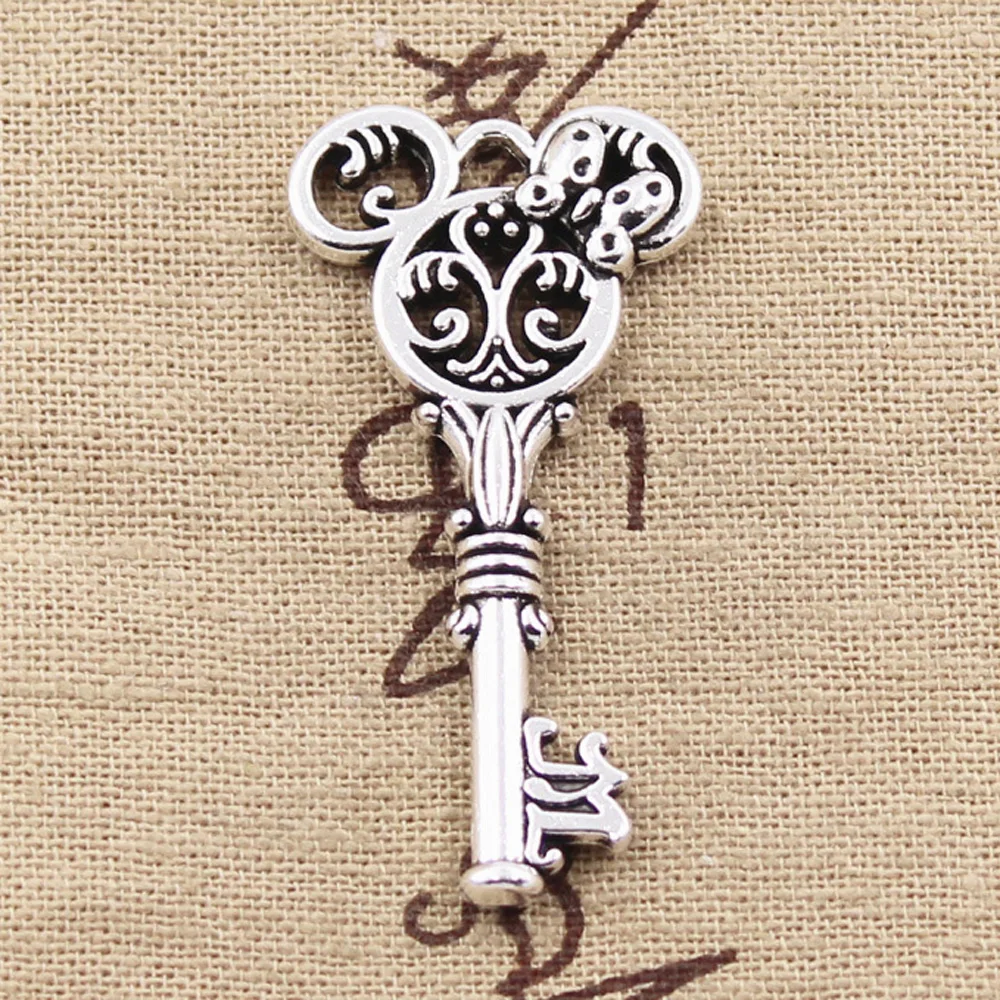 5pcs Charms vintage mouse key 46x22mm Antique Silver Plated Pendants Making DIY Handmade Tibetan Silver Jewelry
5pcs Charms vintage mouse key 46x22mm Antique Silver Plated Pendants Making DIY Handmade Tibetan Silver Jewelry