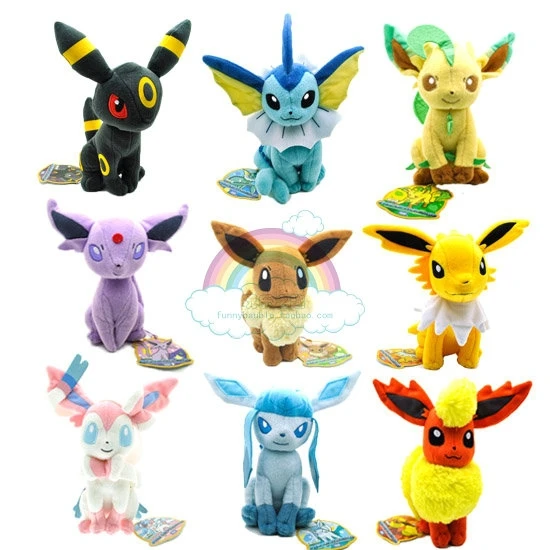unisex boy girl Doll Eevee plush toys 17-21cm stuffed cotton Sylveon eevee Espeon Jolteon Vaporeon Flareon Glaceon model
unisex boy girl Doll Eevee plush toys 17-21cm stuffed cotton Sylveon eevee Espeon Jolteon Vaporeon Flareon Glaceon model