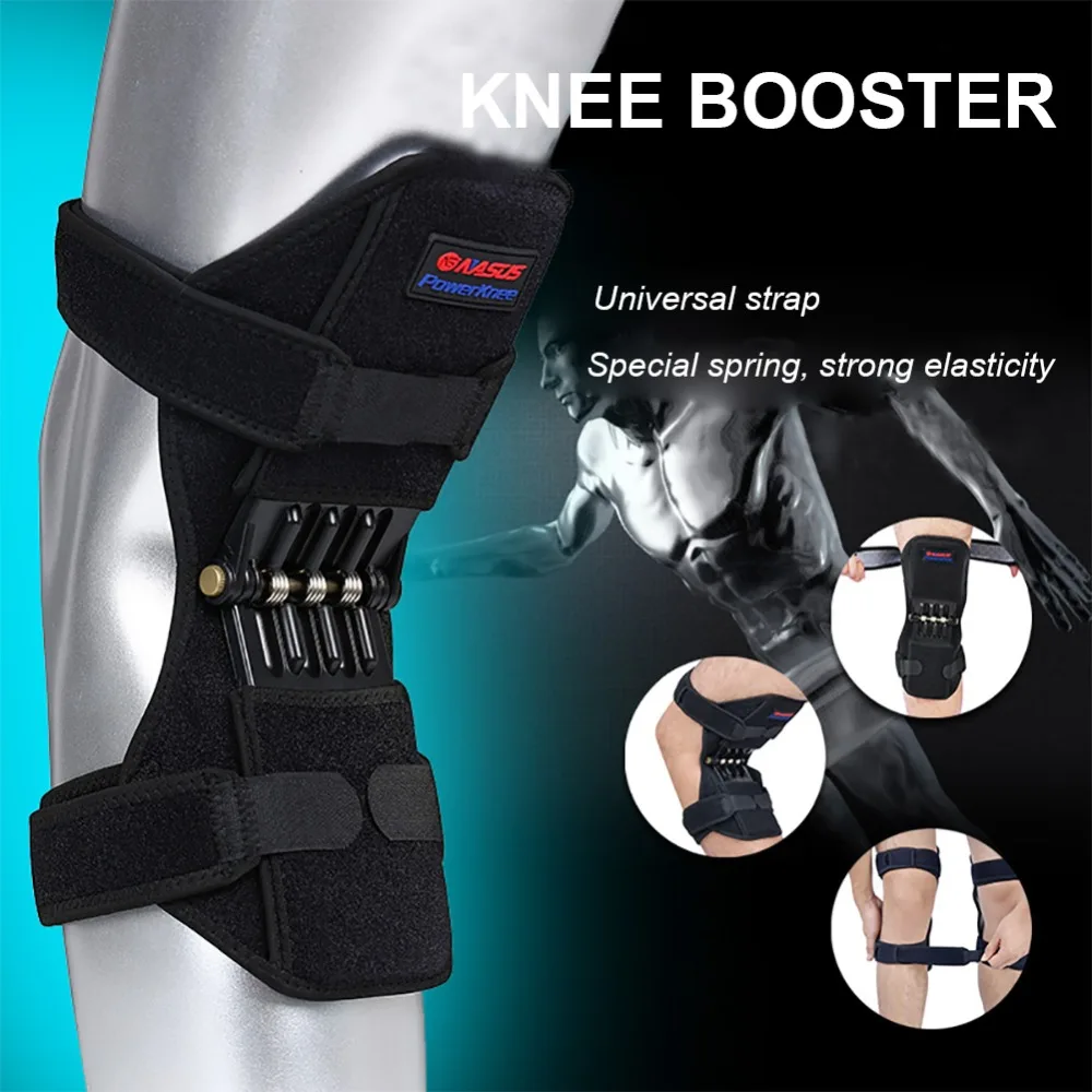 1pair Mountain climbing running Knee booster Sport Spring knee strap knee pad Entertainers activity Knee joint protection pad
1pair Mountain climbing running Knee booster Sport Spring knee strap knee pad Entertainers activity Knee joint protection pad