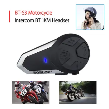 Boblov BT-S3 Motorcycle Intercom 1000M Helmet Water Resistant Interphone 3 Rider at max Helmet Headset
Boblov BT-S3 Motorcycle Intercom 1000M Helmet Water Resistant Interphone 3 Rider at max Helmet Headset