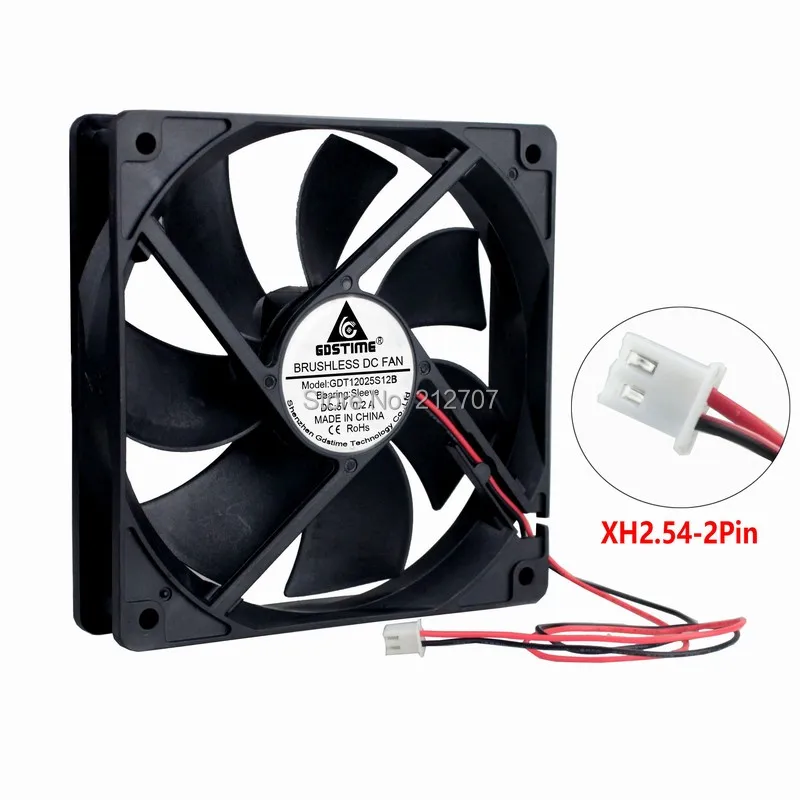 Gdstime 5pcs 5V 0.2A 1500RPM 12cm 120x120x25mm DC Brushless Cooling Fan for PC Laptop Computer
Gdstime 5pcs 5V 0.2A 1500RPM 12cm 120x120x25mm DC Brushless Cooling Fan for PC Laptop Computer