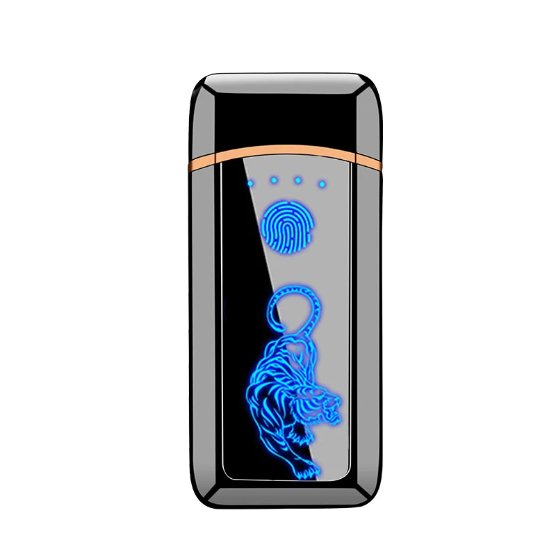 Tiger Full Screen Electronic Mode USB Windproof Double Arc Lighter Suitable For Smoking Cigar Fashion Gifts Electric Lighter 
Tiger Full Screen Electronic Mode USB Windproof Double Arc Lighter Suitable For Smoking Cigar Fashion Gifts Electric Lighter