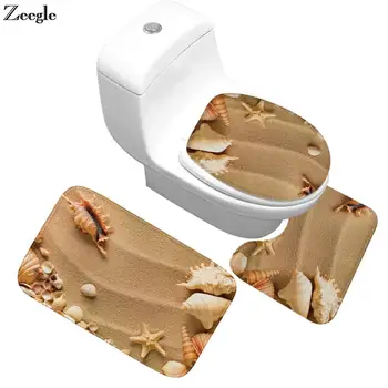 Zeegle Beach Shell Printed Carpet Bathroom 3pcs/set Bathroom Mat Anti-slip Bathtub Mat Bathroom Floor Mats Absorbent Toilet Rugs
Zeegle Beach Shell Printed Carpet Bathroom 3pcs/set Bathroom Mat Anti-slip Bathtub Mat Bathroom Floor Mats Absorbent Toilet Rugs
