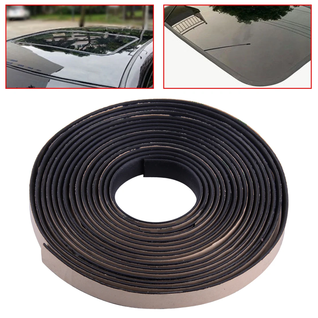 DWCX Car 5M EPDM Rubber and Sticker Black Waterproof Sealed Strip Trim Fit for Car Windshield Sunroof Triangular Window
DWCX Car 5M EPDM Rubber and Sticker Black Waterproof Sealed Strip Trim Fit for Car Windshield Sunroof Triangular Window