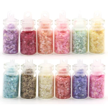 12Bottles Seashell Nail Glitter Sequins Crushed Shell Powder Colorful Irregular Flakes Manicure 3D Nail Art Decorations
12Bottles Seashell Nail Glitter Sequins Crushed Shell Powder Colorful Irregular Flakes Manicure 3D Nail Art Decorations
