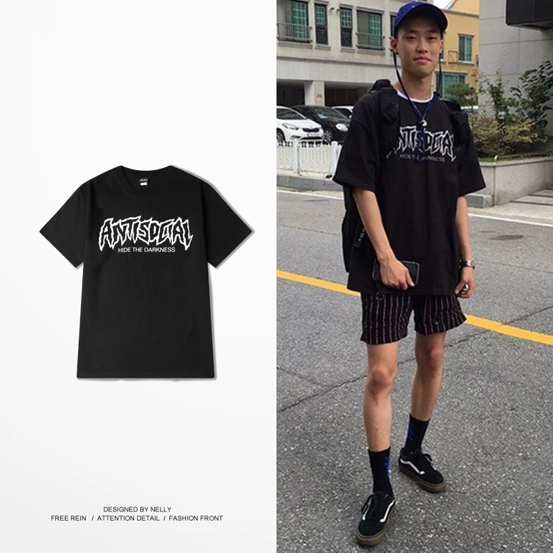 Quality skateboarding Tshirt for SKater wear made by cotton Letters printed with good quality Black color
Quality skateboarding Tshirt for SKater wear made by cotton Letters printed with good quality Black color