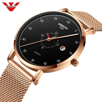 NIBOSI Watch Men Ultra Thin Quartz Mens Watches Top Brand Luxury Golden Steel Mesh Wristwatch Man Watch New Relogio Masculino
NIBOSI Watch Men Ultra Thin Quartz Mens Watches Top Brand Luxury Golden Steel Mesh Wristwatch Man Watch New Relogio Masculino