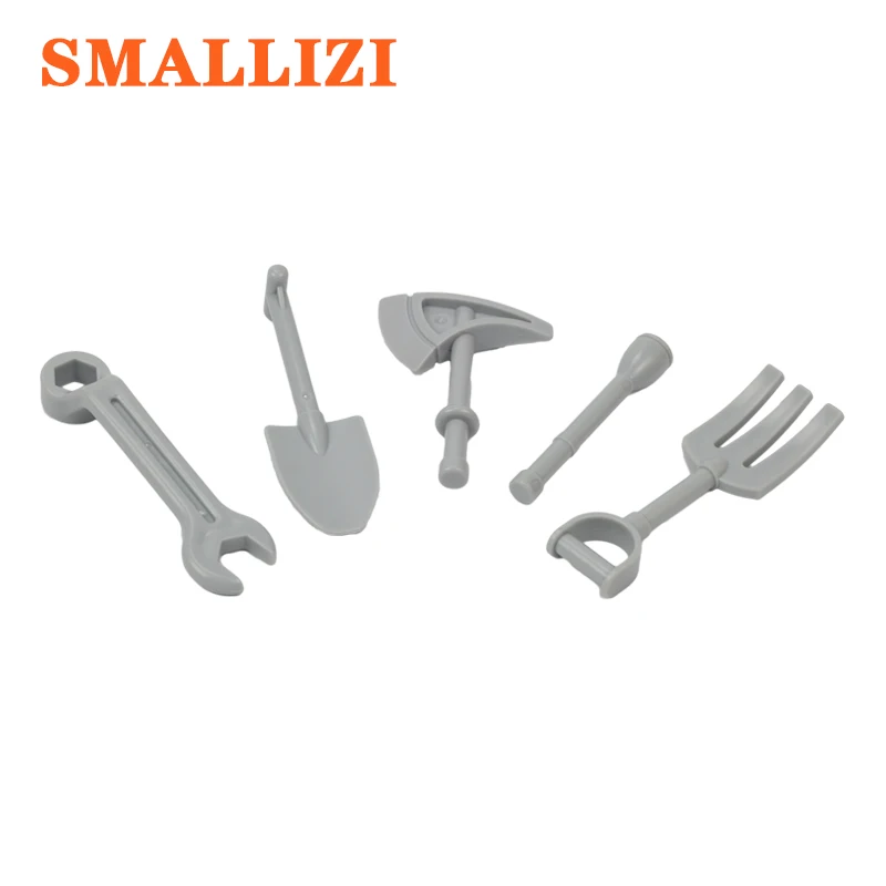 Shovel Fork Flashlight Ax Wrench Big Size Building Blocks Hardware Tools Bricks Parts Compatible With Duplo DIY Toys For Kid
Shovel Fork Flashlight Ax Wrench Big Size Building Blocks Hardware Tools Bricks Parts Compatible With Duplo DIY Toys For Kid