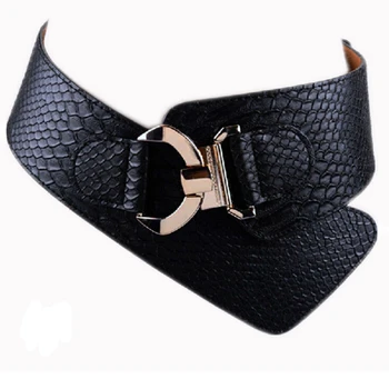 Fashion Women Alloy Buckle Cummerbunds Corset Wide Elastic Waist Belt for Women Stretch Waistband Cinch Black Brown
Fashion Women Alloy Buckle Cummerbunds Corset Wide Elastic Waist Belt for Women Stretch Waistband Cinch Black Brown