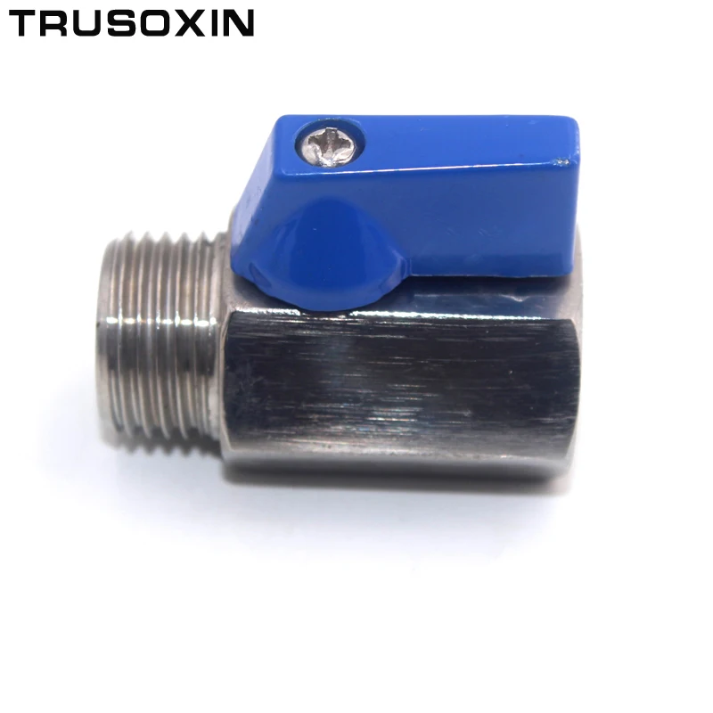 Water Oil Gas Stainless Steel SS304One Piece 1/4" NPT Male/Female Mini Ball Valve
Water Oil Gas Stainless Steel SS304One Piece 1/4" NPT Male/Female Mini Ball Valve