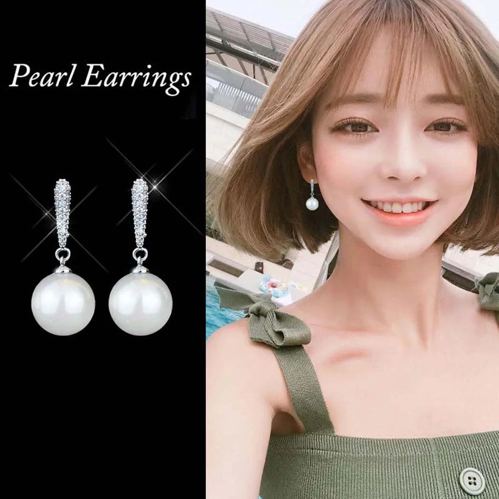 Trendy Elegant Imitation Pearl Earrings Shiny Pendants Tassel Earrings Silver Color Jewelry Gifts For Wedding Party brincos
Trendy Elegant Imitation Pearl Earrings Shiny Pendants Tassel Earrings Silver Color Jewelry Gifts For Wedding Party brincos