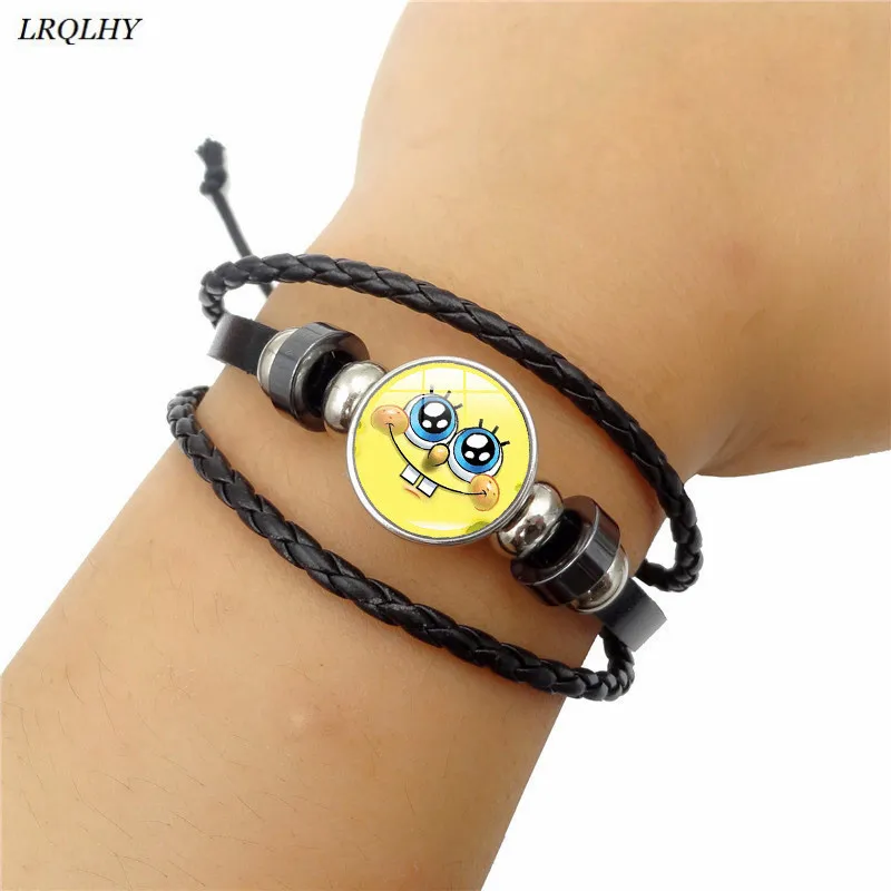 fashion Spongebob bracelet squarepants gem glass pendant Bangle anime related trendy simple Jewelry Cute Gifts for children
fashion Spongebob bracelet squarepants gem glass pendant Bangle anime related trendy simple Jewelry Cute Gifts for children