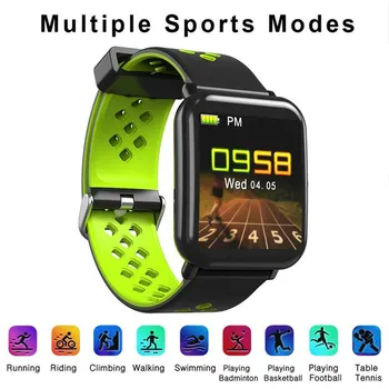 DM06 Smart Watch Bluetooth Smart Bracelet 1.3 inch Color Screen Waterproof Wrist Band Heart Rate Monitor for Android iOS 3E04
DM06 Smart Watch Bluetooth Smart Bracelet 1.3 inch Color Screen Waterproof Wrist Band Heart Rate Monitor for Android iOS 3E04