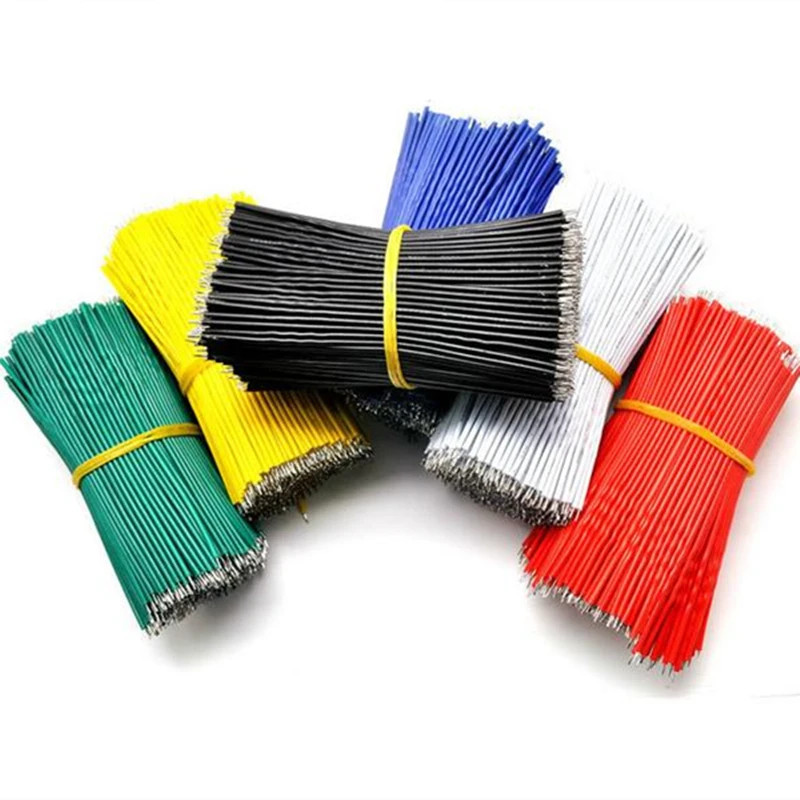 100pcs/Lot Tin-Plated Breadboard Jumper Cable Wire 10cm 24AWG For Arduino 5 Colors Flexible Two Ends PVC Wire Electronic
100pcs/Lot Tin-Plated Breadboard Jumper Cable Wire 10cm 24AWG For Arduino 5 Colors Flexible Two Ends PVC Wire Electronic