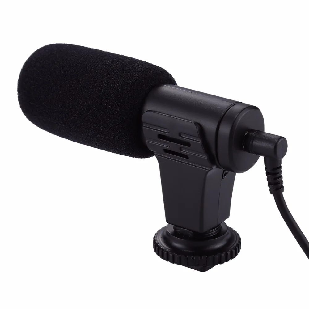 PULUZ 3.5mm Audio Stereo Recording Professional Interview Microphone for DSLR & DV Camcorder, Smartphones
PULUZ 3.5mm Audio Stereo Recording Professional Interview Microphone for DSLR & DV Camcorder, Smartphones