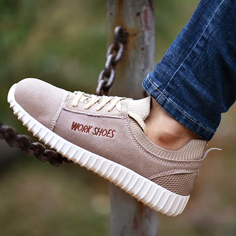 mens big size breathable steel toe covers work safety shoes construction site worker shoe cow suede leather security boots male
mens big size breathable steel toe covers work safety shoes construction site worker shoe cow suede leather security boots male