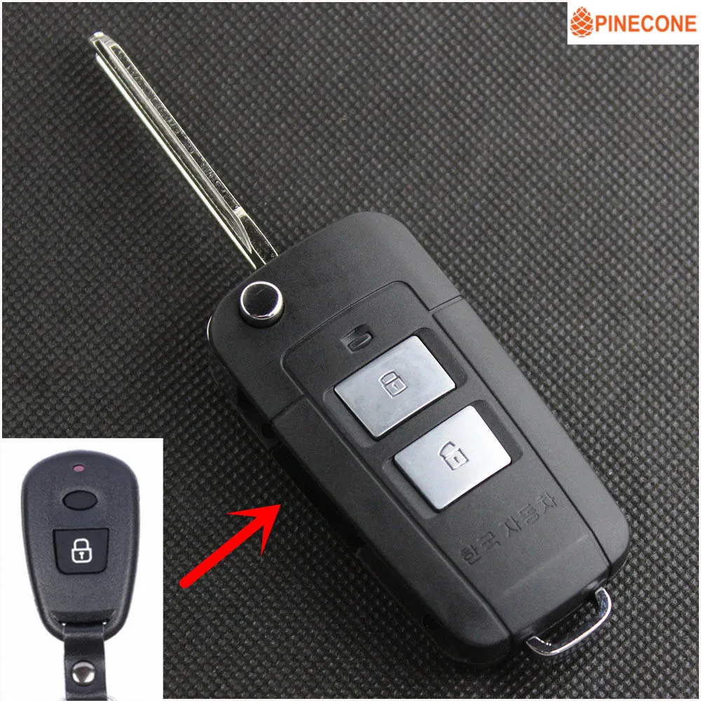 PINECONE Key Shell for Hyundai New Santafe Key Case Styling 2 Button Modified Remote Car Key Fob Casing
PINECONE Key Shell for Hyundai New Santafe Key Case Styling 2 Button Modified Remote Car Key Fob Casing
