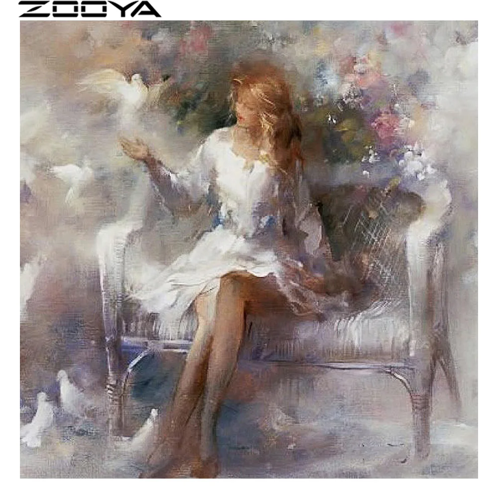 ZOOYA Diamond Painting Cross-Stitch Kits Diamond Embroidery Rhinestone Painting Home Decor Girl Pigeon Needlework Mosaic R1379
ZOOYA Diamond Painting Cross-Stitch Kits Diamond Embroidery Rhinestone Painting Home Decor Girl Pigeon Needlework Mosaic R1379