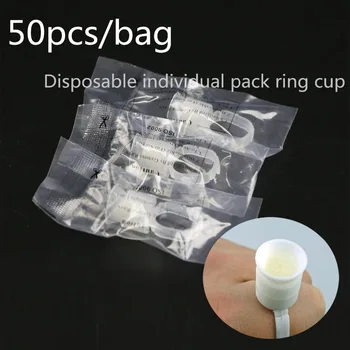 50pcs Disposable Microblading Permanent Makeup Pigment Rings With Cup Caps Tattoo Ink Holder individual pack
50pcs Disposable Microblading Permanent Makeup Pigment Rings With Cup Caps Tattoo Ink Holder individual pack
