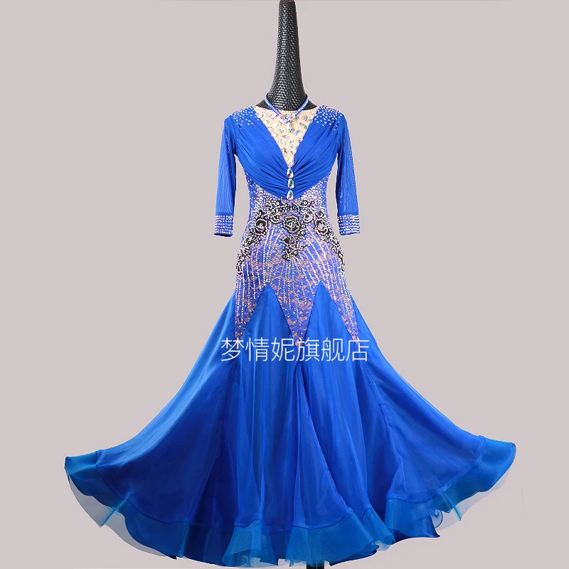Customize New ballroom dance dress standard ballroom waltz dresses ballroom dance competition dresses custom made MD1132
Customize New ballroom dance dress standard ballroom waltz dresses ballroom dance competition dresses custom made MD1132