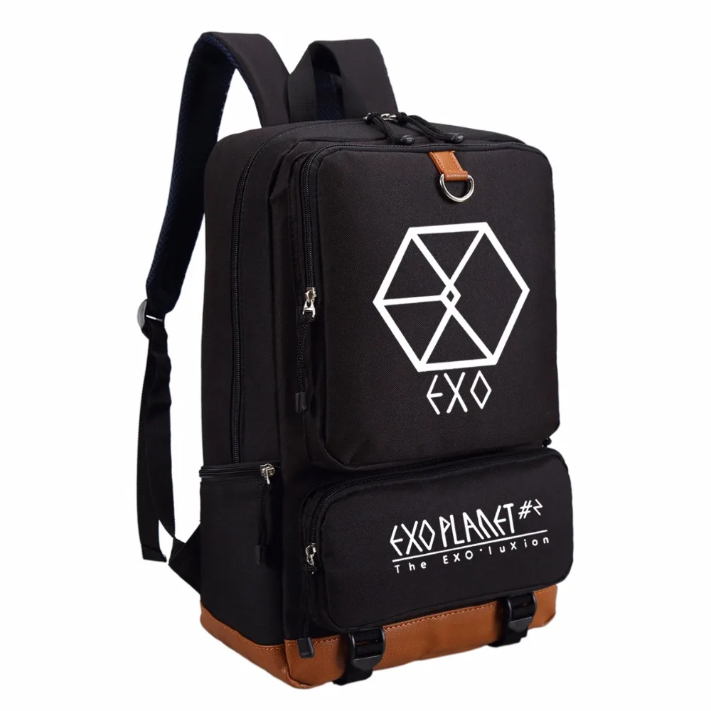 WISHOT EXO GOT7 BIGBANG Rucksacks Canvas backpack teenagers Women's boy girl's School Bags travel Shoulder Bag Laptop Bags
WISHOT EXO GOT7 BIGBANG Rucksacks Canvas backpack teenagers Women's boy girl's School Bags travel Shoulder Bag Laptop Bags
