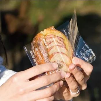 100pcs 2.5C Clear Letter Open Side Burger Wrap Bag For Sandwich Food Bakery Bread Cookie Packing
100pcs 2.5C Clear Letter Open Side Burger Wrap Bag For Sandwich Food Bakery Bread Cookie Packing