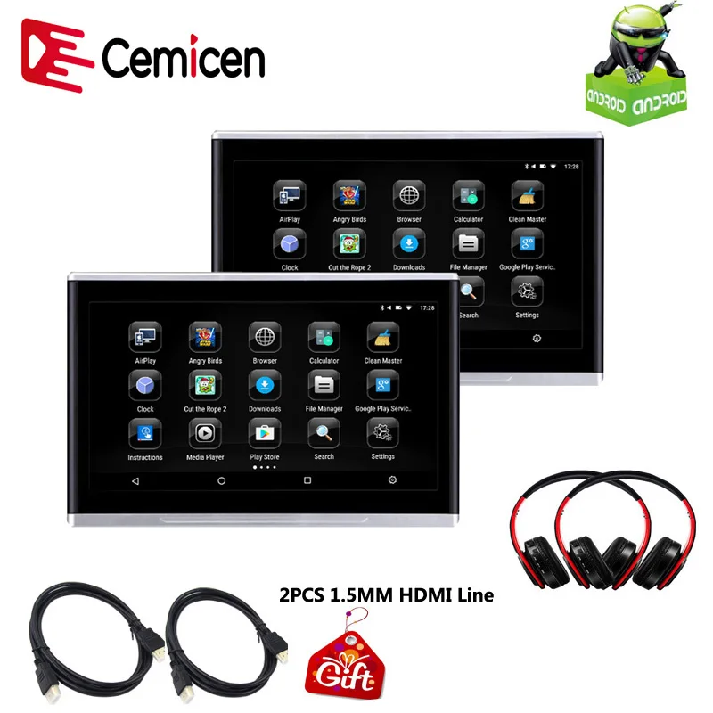 Cemicen 10.1 Inch Android 6.0 Car Monitor HD 1080P MP5 Video Player Touch Screen With WIFI USB SD HDMI FM Bluetooth Speaker
Cemicen 10.1 Inch Android 6.0 Car Monitor HD 1080P MP5 Video Player Touch Screen With WIFI USB SD HDMI FM Bluetooth Speaker