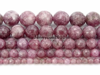 Natural Lepidolite Gems Stones Faceted Round Beads 15" 4mm 6mm 8mm 10mm 12mm Strand for Jewelry Making Crafts 5 Strands/Pack
Natural Lepidolite Gems Stones Faceted Round Beads 15" 4mm 6mm 8mm 10mm 12mm Strand for Jewelry Making Crafts 5 Strands/Pack