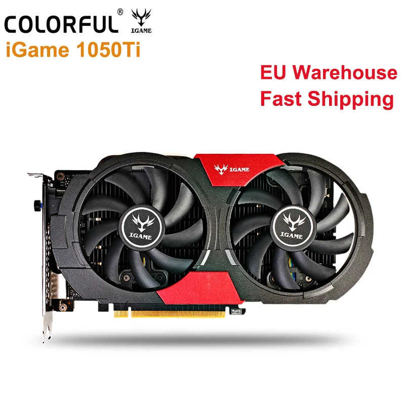 Original Colorful GTX1050Ti Graphics Card 4GB 128bit GDDR5 HDMI DP DVI 768 CUDR Core 7000MHz Support 7680*4320 Gaming Video Card
Original Colorful GTX1050Ti Graphics Card 4GB 128bit GDDR5 HDMI DP DVI 768 CUDR Core 7000MHz Support 7680*4320 Gaming Video Card