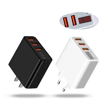 3 USB Ports Travel Charger Cellphone Tablet Charging Adaptor 5V 3.4A LED Display Voltage Current
3 USB Ports Travel Charger Cellphone Tablet Charging Adaptor 5V 3.4A LED Display Voltage Current