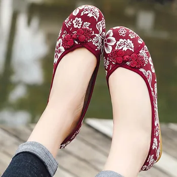 Women Embroider Buckle Hemp Ethnic Canvas 2018 Autumn Flats Plus Size Female Platform Slip On Shoes Ladies Casual Footwear
Women Embroider Buckle Hemp Ethnic Canvas 2018 Autumn Flats Plus Size Female Platform Slip On Shoes Ladies Casual Footwear