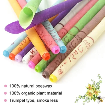 8PcsEar Candle Earwax Candles Hollow Blend Cones Care Healthy Beeswax Ear Nose Dust Cleaning Natural Aromatherapy
8PcsEar Candle Earwax Candles Hollow Blend Cones Care Healthy Beeswax Ear Nose Dust Cleaning Natural Aromatherapy