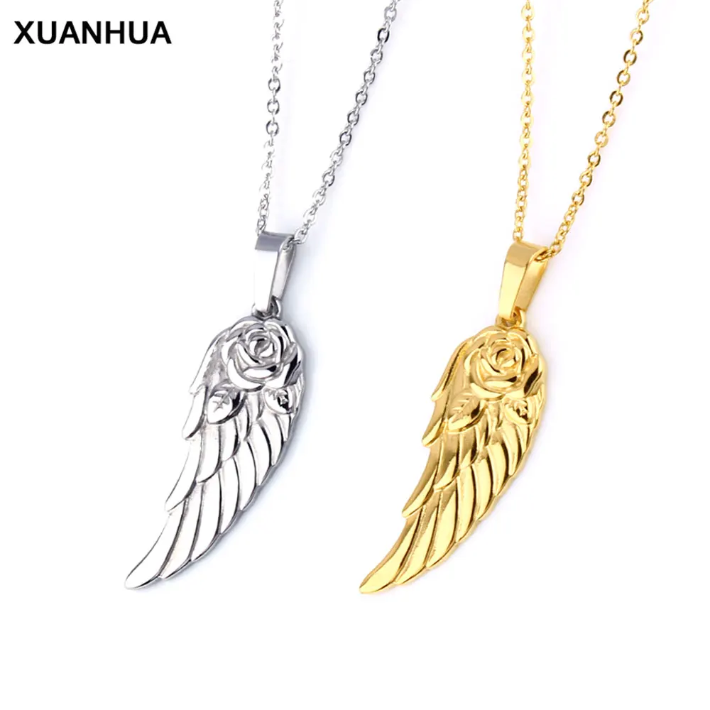 XUANHUA Stainless Stee Jewelry Angel Wings Pendants Necklace For Women Fashion Jewelry Accessories Jewellery Mass Effect
XUANHUA Stainless Stee Jewelry Angel Wings Pendants Necklace For Women Fashion Jewelry Accessories Jewellery Mass Effect