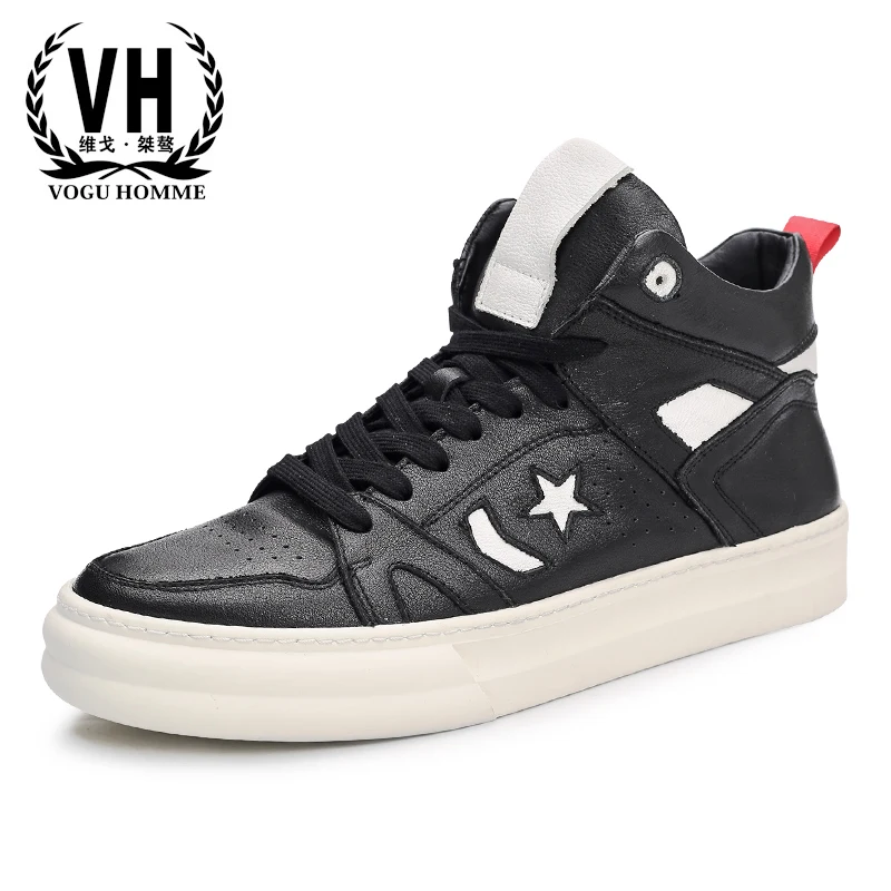Genuine leather high top shoes men Leisure boots cowhide lace up men boots autumn winter mens black ankle military boot male
Genuine leather high top shoes men Leisure boots cowhide lace up men boots autumn winter mens black ankle military boot male