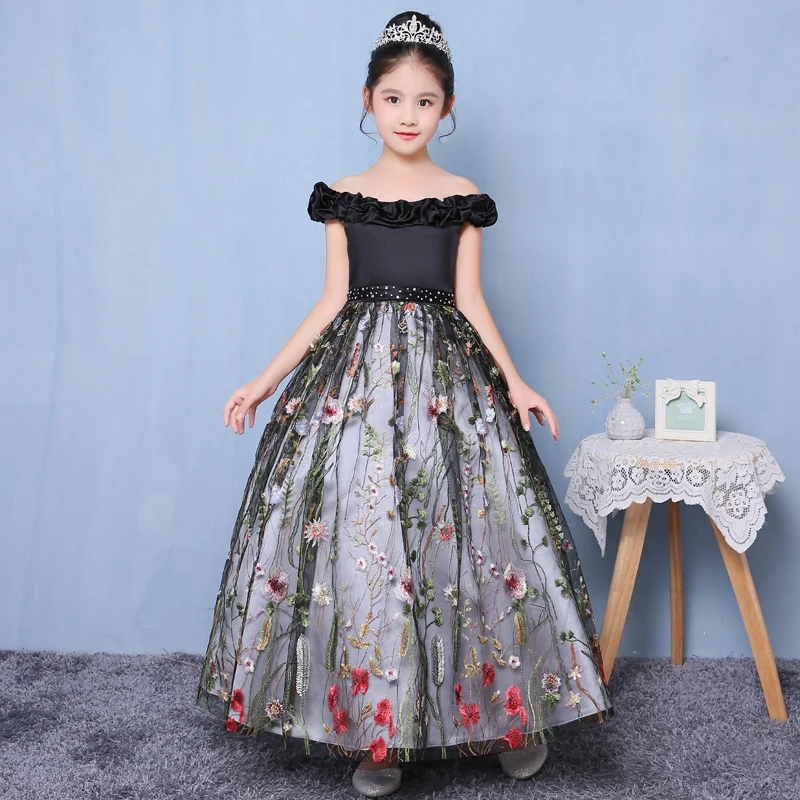 Shoulderless Princess Dress Appliques Kids Pagent For Birthday Wedding Dress Flower Girls Dresses Ball Gown Tutu Dress Girl D109
Shoulderless Princess Dress Appliques Kids Pagent For Birthday Wedding Dress Flower Girls Dresses Ball Gown Tutu Dress Girl D109