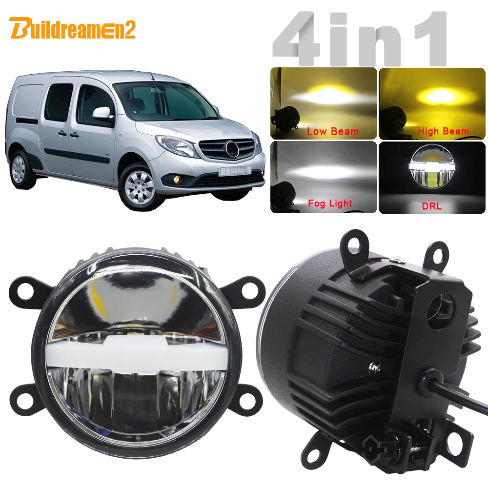 4in1 Car LED Fog Light Assembly Headlight High Beam Low Beam DRL + Harness Wire 5000LM 12V For Mercedes-Ben Citan 415 2012-2018
4in1 Car LED Fog Light Assembly Headlight High Beam Low Beam DRL + Harness Wire 5000LM 12V For Mercedes-Ben Citan 415 2012-2018