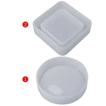 Silicone Mold DIY Ashtray Round Square Geometric Jewelry Making Epoxy Resin Mirror Crafts Molds Crystal Handmade Products
Silicone Mold DIY Ashtray Round Square Geometric Jewelry Making Epoxy Resin Mirror Crafts Molds Crystal Handmade Products