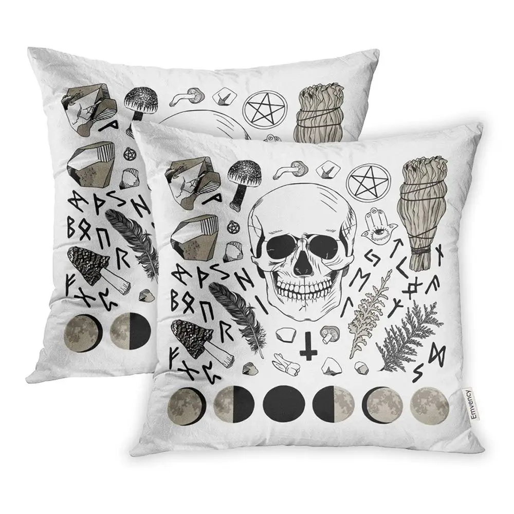 Throw Pillow Covers Print Zippered Pillowcase Mystic Ritual Things Black Contour Fatima Hand Moon Pentagram Square Couch
Throw Pillow Covers Print Zippered Pillowcase Mystic Ritual Things Black Contour Fatima Hand Moon Pentagram Square Couch