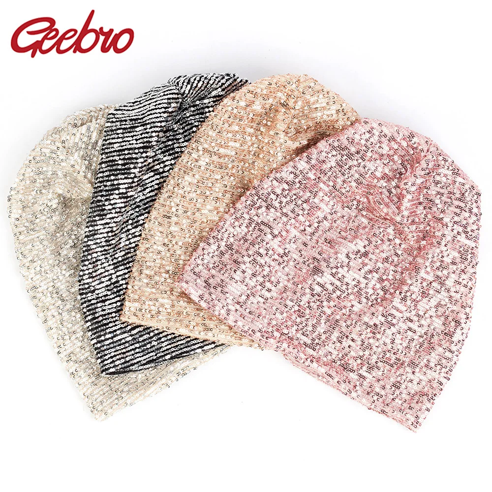 Geebro 2019 New Spring Winter Women Handmade Sequin Ladies Solid Color Skullies Beanies Womens Girls Slouchy Beanies Hat DQ913
Geebro 2019 New Spring Winter Women Handmade Sequin Ladies Solid Color Skullies Beanies Womens Girls Slouchy Beanies Hat DQ913
