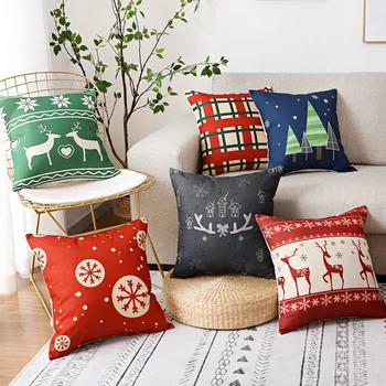 New Oct. Home Textile Christmas Series Cotton Linen One-sided Two-sided Square Pillow Case Gifts #41463
New Oct. Home Textile Christmas Series Cotton Linen One-sided Two-sided Square Pillow Case Gifts #41463