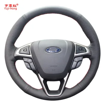 PONSNY Artificial Leather Car Steering Wheel Covers Case for Ford Mondeo 2013 Edge 2014 Car Styling Hand-stitched Cover
PONSNY Artificial Leather Car Steering Wheel Covers Case for Ford Mondeo 2013 Edge 2014 Car Styling Hand-stitched Cover