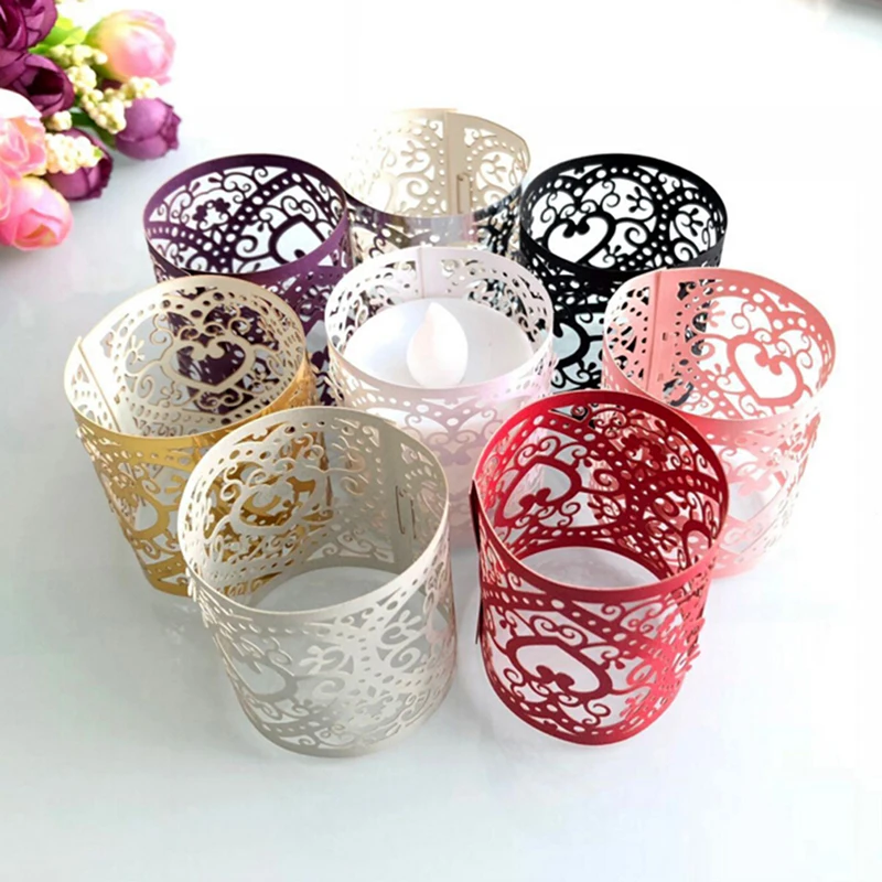 50/PACK Candle Light Laser Cut Hollowed-out Decorative Wraps Lamp Covers Hollow Lampshade Set
50/PACK Candle Light Laser Cut Hollowed-out Decorative Wraps Lamp Covers Hollow Lampshade Set
