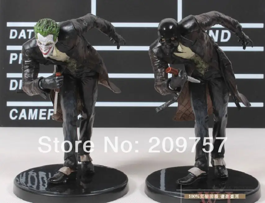 2 pcs Set DC Comics Uniiverse The Joker and Roman Sionis PVC Action Figure Model 14cm
2 pcs Set DC Comics Uniiverse The Joker and Roman Sionis PVC Action Figure Model 14cm