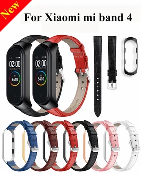 New!!! Leather Wristband Band Strap Metal Case For Xiaomi Mi Band 4 Accessories Mid Band Wrist Band 4
New!!! Leather Wristband Band Strap Metal Case For Xiaomi Mi Band 4 Accessories Mid Band Wrist Band 4