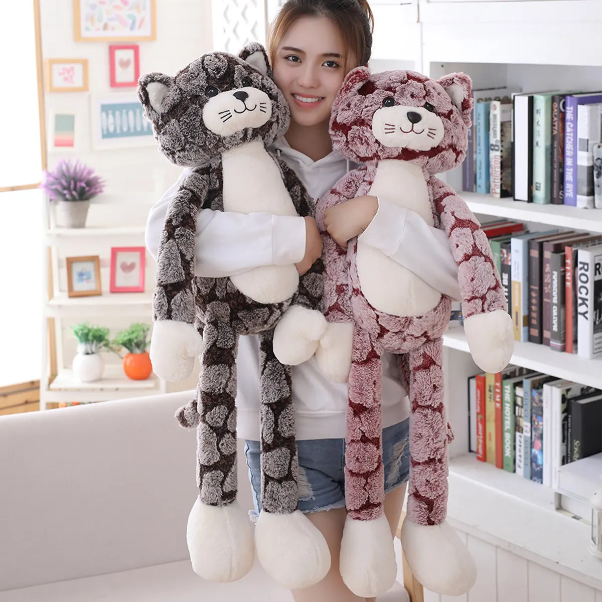 Animal toys Cool Kitty Dolls Long Legs Holding Cat Dolls Birthday gift toys, a variety of sizes available for purchase
Animal toys Cool Kitty Dolls Long Legs Holding Cat Dolls Birthday gift toys, a variety of sizes available for purchase